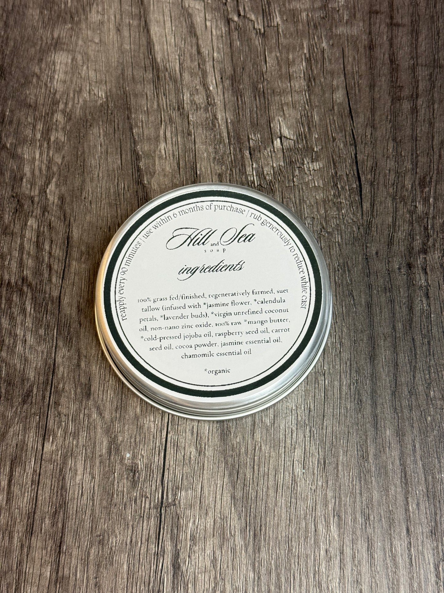 Tallow Mineral Moisturizer | 100% Grass Fed/Finished, Regeneratively Farmed, Suet Tallow