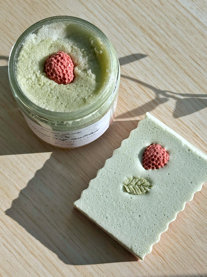 Strawberry Matcha | Soap + Scrub