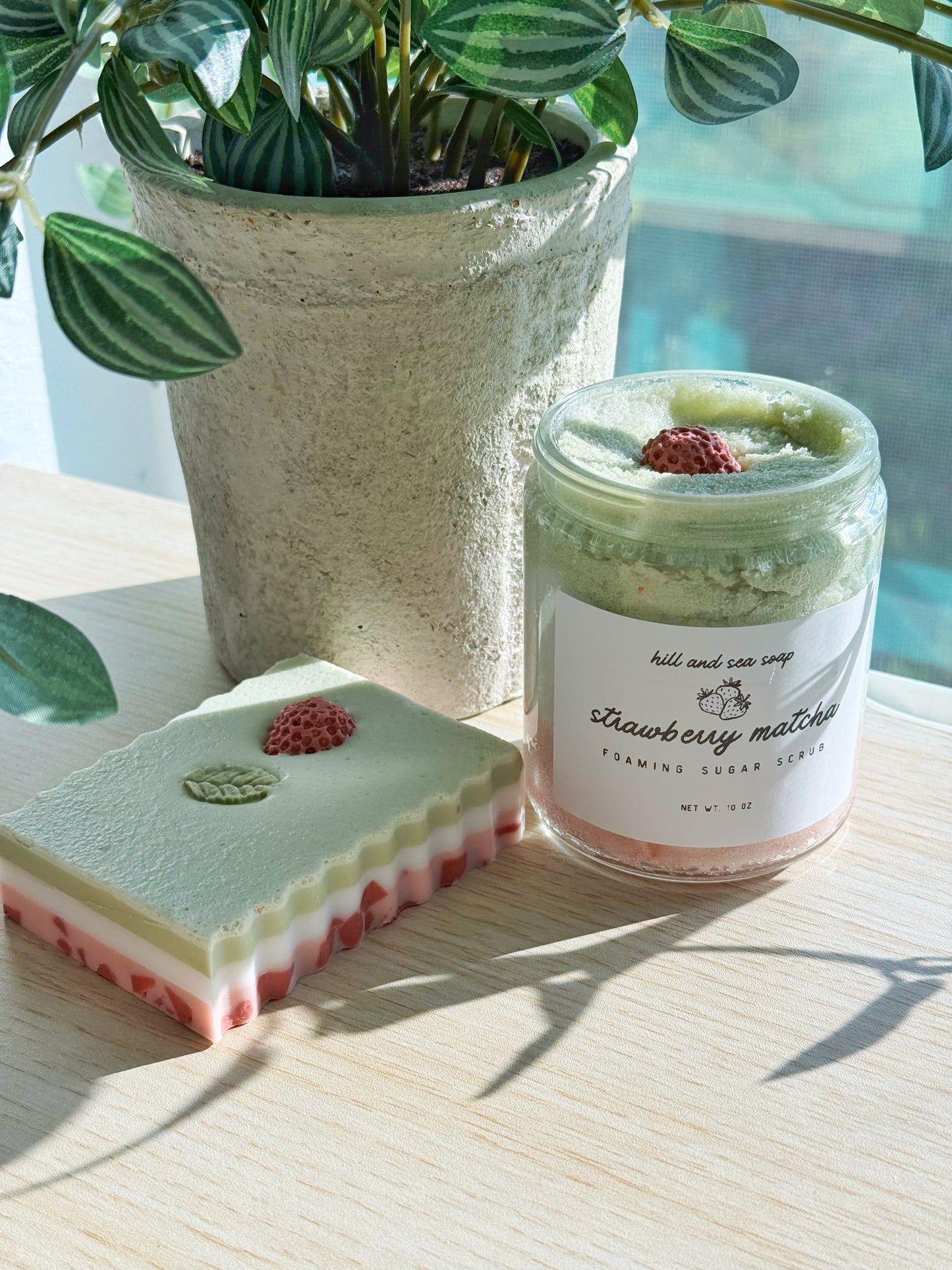 Strawberry Matcha | Soap + Scrub