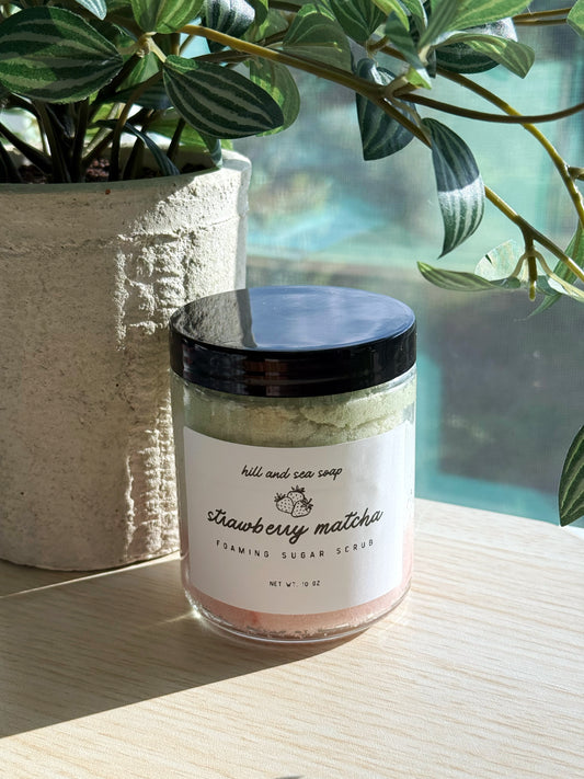 Strawberry Matcha | Foaming Sugar Scrub