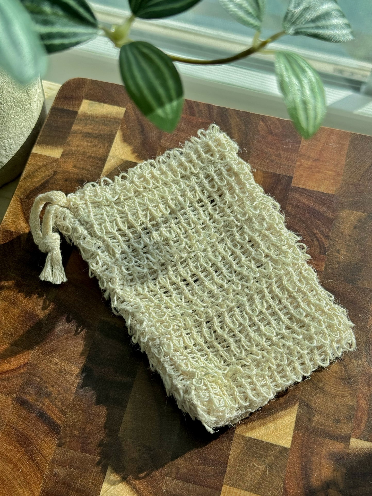 Bamboo Soap Ladder + Sisal Bag