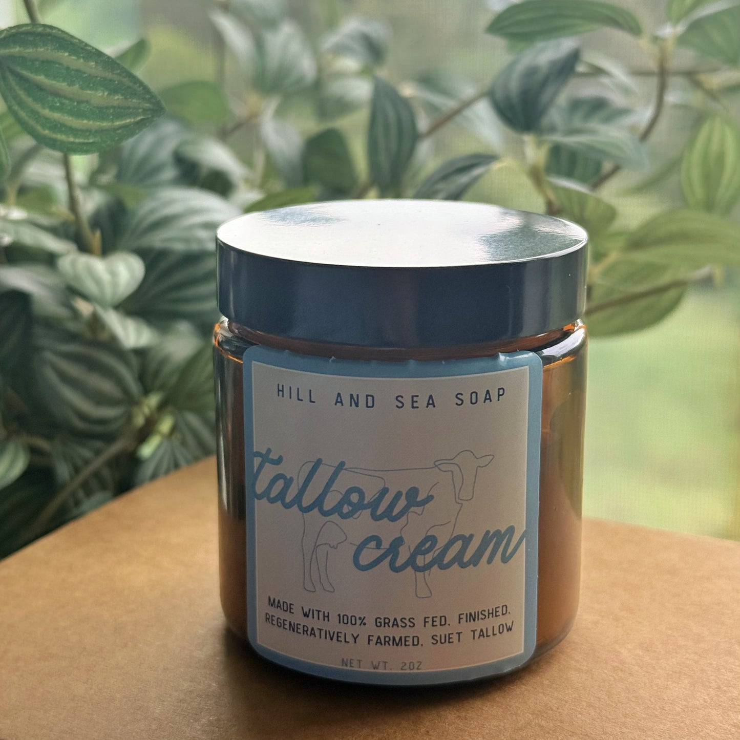 Herbal Infused Tallow Cream | 100% Grass Fed/Finished, Regeneratively Farmed, Suet Tallow