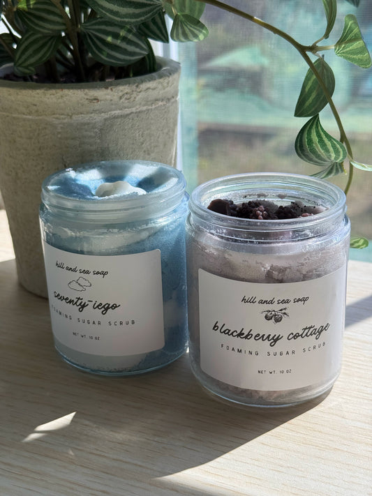 70-iego Scrub + Blackberry Cottage Scrub | Bundle