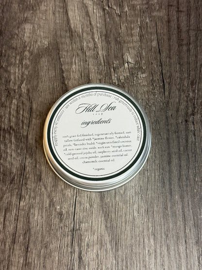 Tallow Mineral Moisturizer | 100% Grass Fed/Finished, Regeneratively Farmed, Suet Tallow