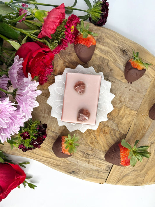 Chocolate Covered Strawberry | Goat Milk Soap